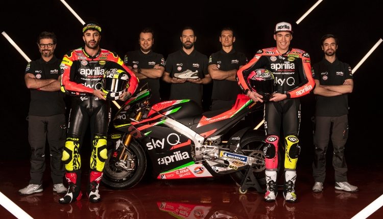 Aprilia Racing. Piaggio, e Diadora Utiliy, insieme nel Mondiale MotoGP 2019