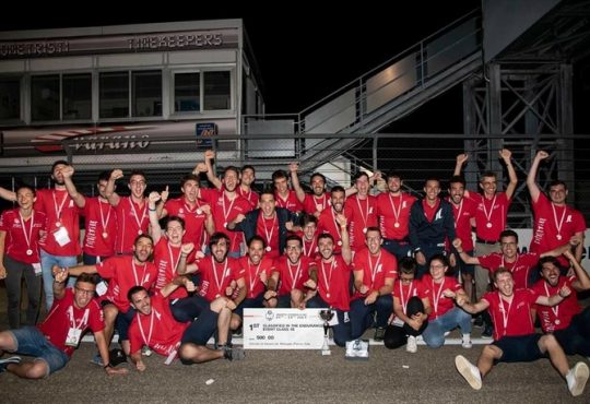 Monoposto del Politecnico vince la Formula Sae Italy 2019