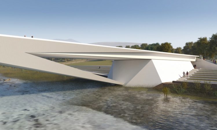 Nuovo Ponte sul Fiume Piave: uno skiline dal forte accento spagnolo