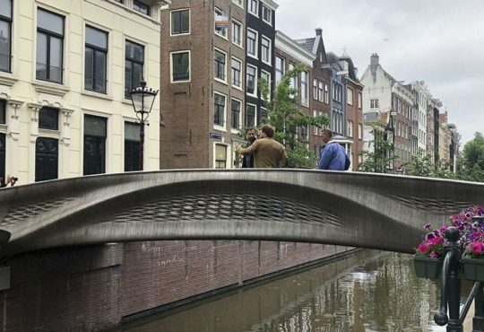 Ponte stampato in 3D: inaugurato in Olanda il primo ponte 3D in acciaio!