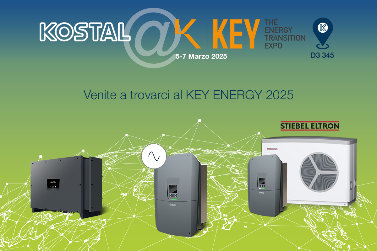 KOSTAL alla fiera KEY25: anteprima dell’inverter ibrido ed espandibile