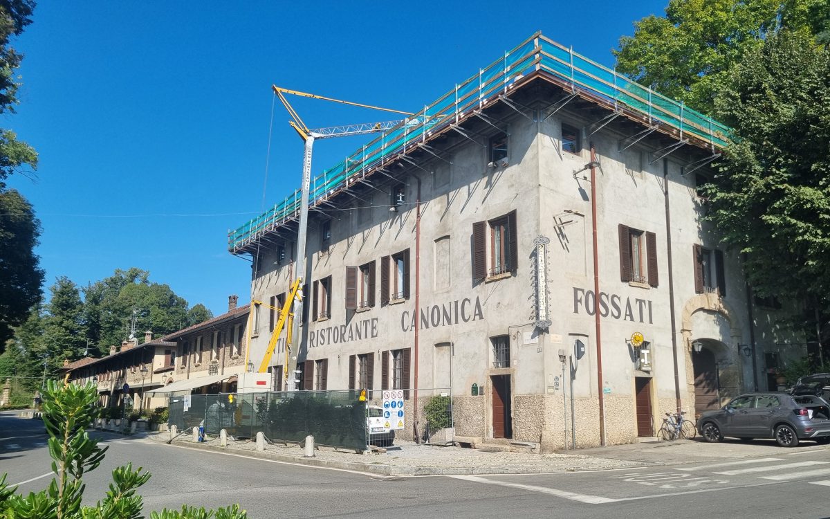 La ristrutturazione della copertura dell’Antico Ristorante Fossati in Brianza con il sistema Isotec 