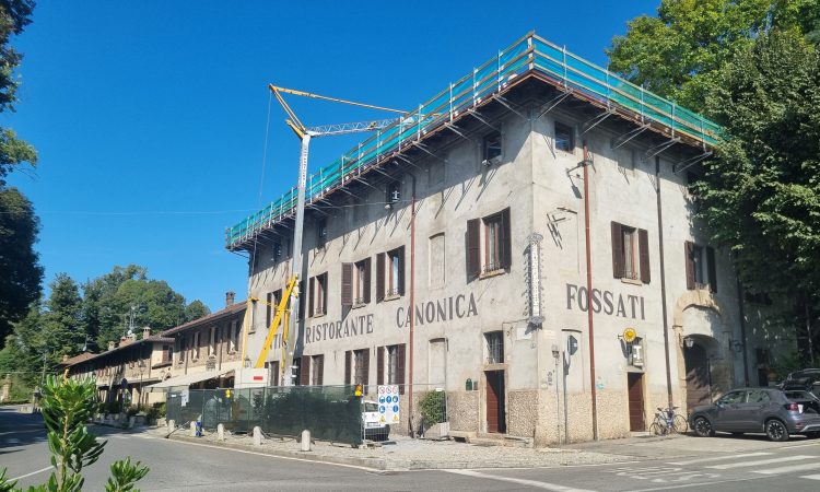 La ristrutturazione della copertura dell’Antico Ristorante Fossati in Brianza con il sistema Isotec