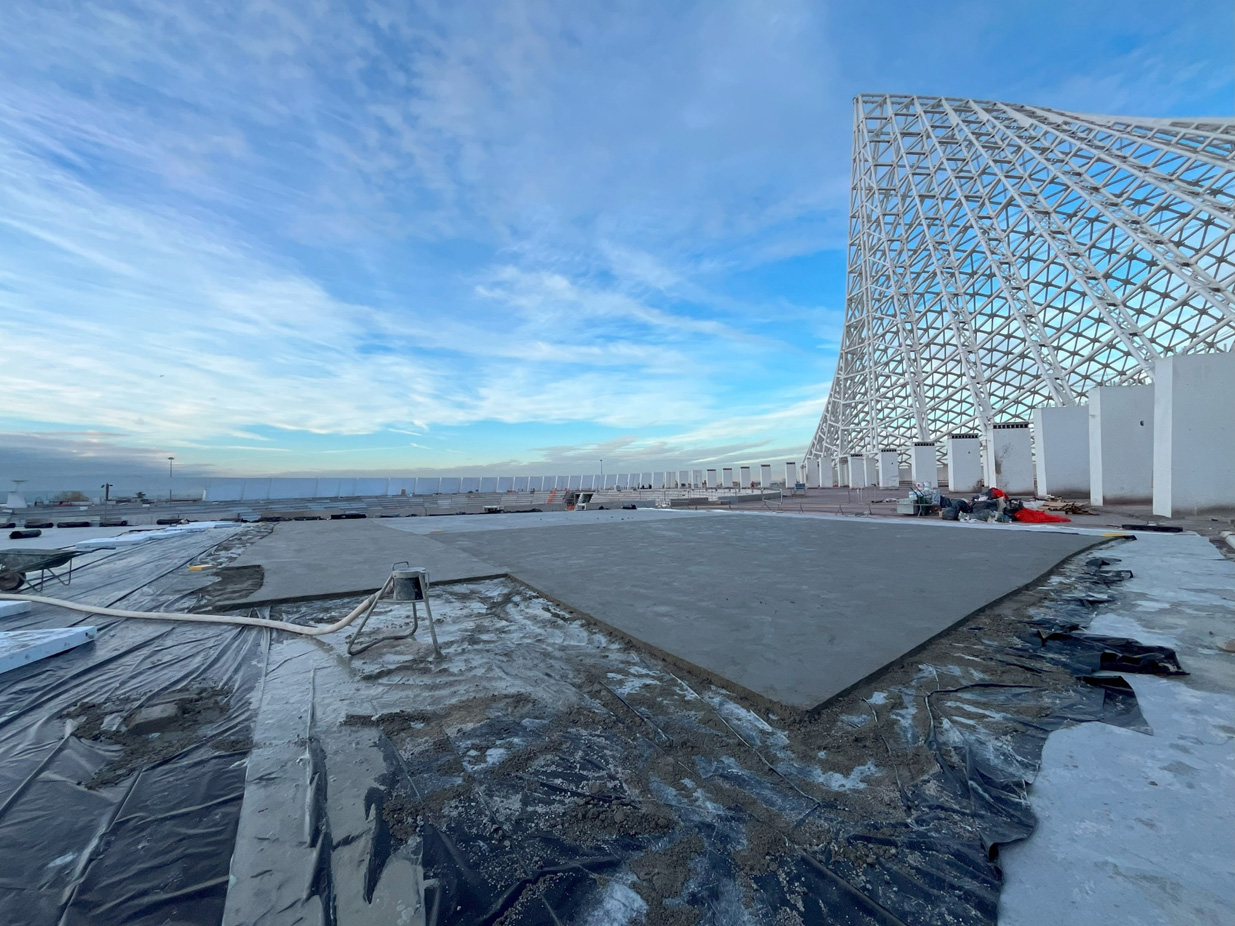 La vela di CALATRAVA rinasce: MAPEI partecipa alla riqualificazione