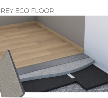 IGREY ECO FLOOR: isolamento termoacustico per sotto massetti in EPST grafite