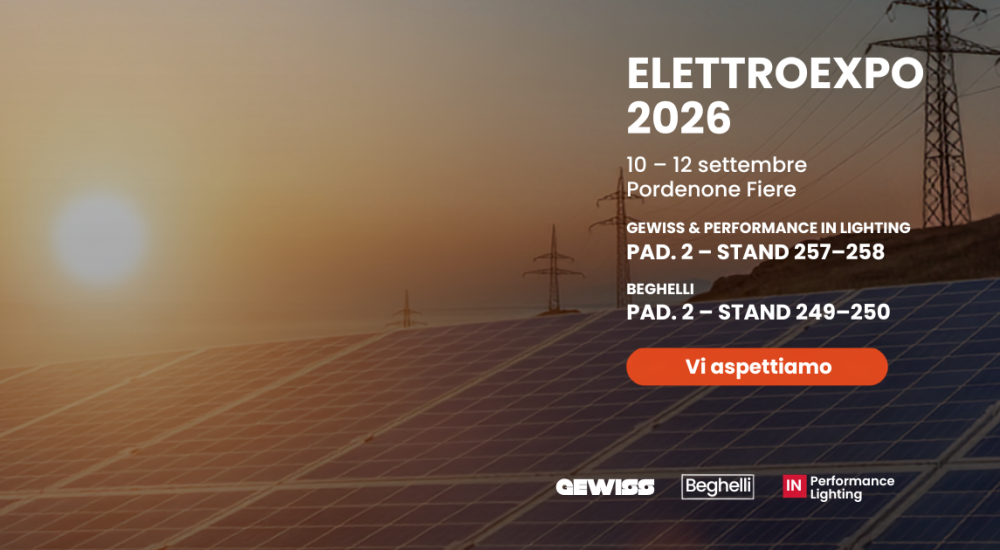GEWISS protagonista a ELETTROEXPO 2026